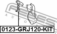 Фото 1/3 0123-GRJ120-KIT, Тяга датчика положения кузова ремкомплект