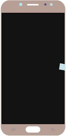 Фото 1/5 Дисплей для Samsung Galaxy J7 2017 SM-J730 в сборе, TFT с регулировкой яркости (золото)