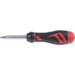 MDR908, 1/4 in Hexagon Phillips, Pozidriv, Slotted Ratchet Screwdriver, 175 mm length