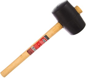 Резиновая киянка (75 мм/680 г, деревянная ручка) 075-7568 28352