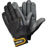 Антивибрационные кожаные перчатки с усиленными швами 9181-10