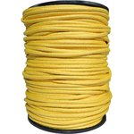 Плетеная веревка полипропилен, 8 мм, 200 м, желтая 72191