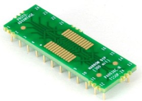 PA0036C-N, Sockets & Adapters TSSOP-24 to DIP-24 Narrow SMT Adapter (0.65 mm pitch) Compact Series