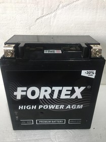 VRLA 1216, АКБ Мото 12 В 16 А/ч п.п. Fortex AGM ток 250 150 х 86 х 161