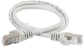 Фото 1/2 ITK PC01-C5EFL-2M Коммутационный шнур (патч-корд), кат.5Е FTP, LSZH, 2м, серый