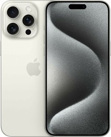 Фото 1/4 Смартфон Apple iPhone 15 Pro Max 1Tb, A3105, белый титан
