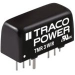 TMR 3-2410WIR, Isolated DC/DC Converters - SMD 3W 9-36Vin 3.3Vout 700mA SIP8 Iso Reg