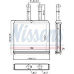 76504, Радиатор отопителя