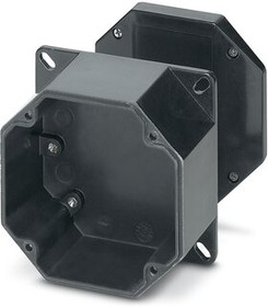 0899329, NS 15 Series Black Glass Fibre Reinforced Polyester Junction Box, ATEX, IECEx, 161 x 161 x 93mm