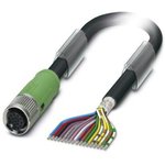 1430297, Female 17 way M12 to Sensor Actuator Cable, 3m