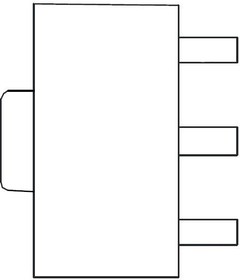 AZ1117R-ADJTRE1, IC: voltage regulator; LDO,linear,adjustable; 1.25?15V; 1A; SOT89