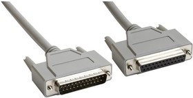 CS-DSDMDB25MF-015, D-Sub Cables CABLE DB25M/F MOLDED 15