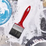 89-0324, Flat brush "Water paints" 70x12 mm