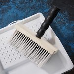 89-0402, Brush brush 180x80 mm artificial bristles, wooden body