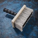 89-0402, Brush brush 180x80 mm artificial bristles, wooden body