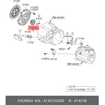 41421-02000, Подшипник выжимной HYUNDAI i10 (07-) (1.1) KIA Picanto (04-) ...