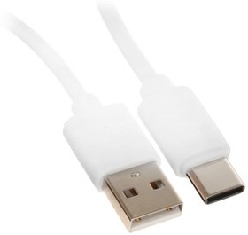 Фото 1/4 Кабель Cactus CS-USB.A.USB.C-1.2 USB (m)-USB Type-C (m) 1.2м белый блистер