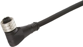 1200060023, Right Angle Female M12 to Unterminated Sensor Actuator Cable, 10m