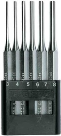 PPS06, 6-Piece Punch Set, Parallel Pin Punch, 3 → 8 mm Shank