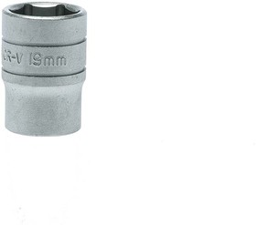 Фото 1/2 M1205196-C, 1/2 in Drive 19mm Standard Socket, 6 point, 38 mm Overall Length