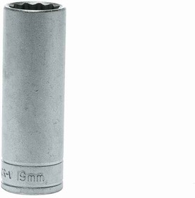 Фото 1/2 M120619-C, 1/2 in Drive 19mm Deep Socket, 12 point, 79 mm Overall Length