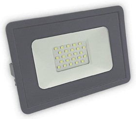Светодиодный прожектор СДО 20Вт 6500К IP65 серый FAR002043