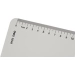Папка-планшет пластик Deli А4, с линейкой, серый E9248