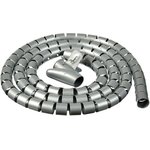 Кабельный органайзер Buro BHP CG252S Spiral Hose 25x2000mm Silver