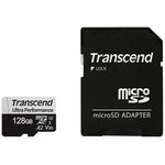 Флеш-накопитель Transcend Карта памяти 128GB UHS-I U3 microSD w/ adapter A2 ...