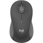 Мышь Logitech M550, оптическая, беспроводная, USB, темно-серый и серый [910-007190]