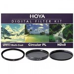79497, Набор фильтров HOYA Digital Filter Kit: 52mm UV(C) HMC MULTI, PL-CIR, NDX8