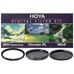 79500, Набор фильтров HOYA Digital Filter Kit: 62mm UV(C) HMC MULTI, PL-CIR, NDX8