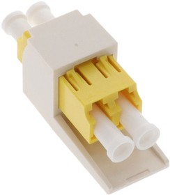 CMDDYLYLDLCZIW, Coupler Fiber Optic Connector LC Receptacle To LC Receptacle Panel Mount, Snap-In