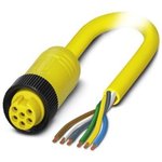 1416656, Sensor Cables / Actuator Cables SAC-6P-5,0-547/MINFS Signal - 18AWG