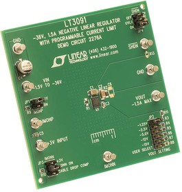 Фото 1/2 DC2276A, Power Management IC Development Tools 36V, 1.5A Negative Linear Regulator with Programmable Current Limit