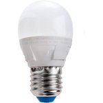 Лампа LED-G45, 7W/4000K/E27/FR/DIM, PLP01WH, светодиодная, диммируемая UL-00004301