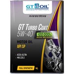 Масло GT Turbo Coat, SAE 5W-40, API SP, 4 л 8809059409206