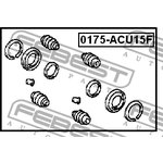 0175-ACU15F, 0175-ACU15F_ремк-кт суппорта торм.перед.!\ Lexus RX300 00