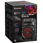 Defender G110 12Вт, Light/BT/FM/USB/LED/AUX [65110]