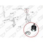 ST-48610-60050B, Шаровая опора верхнего рычага TOYOTA LAND CRUISER 100/LEXUS ...