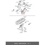 8-98018-264-5, Клапан EGR 4HK1 ISUZU ELF