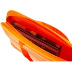 Папка для тетрадей Оранжевая А4 молния/ручки,ткань,40мм, ПМД-2-42