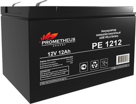 Фото 1/6 Батарея для ИБП Prometheus Energy РЕ1212 12В 12Ач