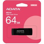 Флэш-накопитель USB3 64GB UC310-64G-RBK ADATA