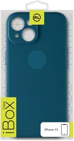 Фото 1/4 УТ000037384, Чехол накладка силикон Red Line iBox Case для iPhone 15, синий