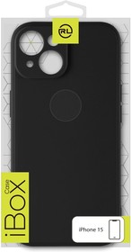 Фото 1/4 УТ000037388, Чехол накладка силикон Red Line iBox Case для iPhone 15, черный