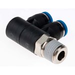 QSLV2-1/4-6, QSLV Series Multi-Connector Fitting, Threaded-to-Tube Connection ...