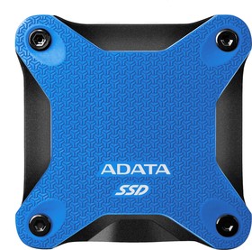 Фото 1/6 SD620-1TCBL, Твердотельный диск 1TB A-DATA SD620, External, USB 3.2, [R/W -550/500 MB/s] синий