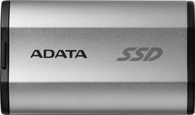 Фото 1/9 SD810-1000G-CSG, Твердотельный диск 1TB A-DATA SD810, External, USB 3.2 Type-C, [R/W -2000/2000 MB/s] серый