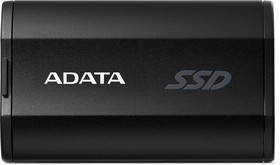 Фото 1/10 SD810-1000G-CBK, Твердотельный диск 1TB A-DATA SD810, External, USB 3.2 Type-C, [R/W -2000/2000 MB/s] черный